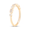 Thumbnail Image 2 of Adore Diamond Geometric Anniversary Ring 1/15 ct tw 10K Yellow Gold