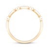 Thumbnail Image 3 of Adore Diamond Geometric Anniversary Ring 1/15 ct tw 10K Yellow Gold