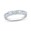 Thumbnail Image 1 of Adore Lab-Grown Diamonds Round & Emerald-Cut Anniversary Ring 1-1/2 ct tw 14K White Gold