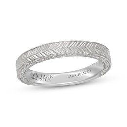 Neil Lane Artistry Heritage Lab-Grown Diamond Wedding Band 1/3 ct tw Platinum