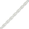 Thumbnail Image 2 of 4.15mm Diamond-Cut Valentino Chain Necklace Solid Sterling Silver 18"