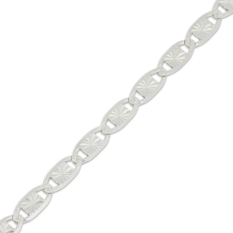Main Image 2 of 4.15mm Diamond-Cut Valentino Chain Necklace Solid Sterling Silver 18"