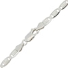 Thumbnail Image 3 of 4.15mm Diamond-Cut Valentino Chain Necklace Solid Sterling Silver 18"