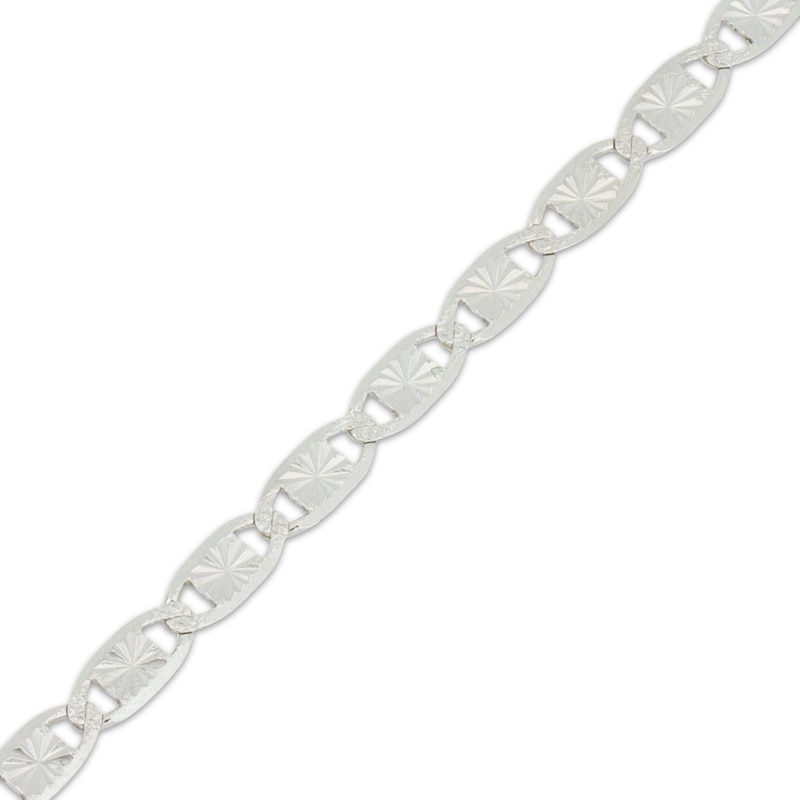 Main Image 2 of 4.15mm Diamond-Cut Valentino Chain Bracelet Solid Sterling Silver 7.5"