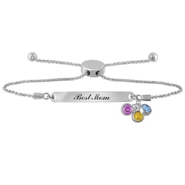 Birthstone Family & Mother's Bolo Bracelet