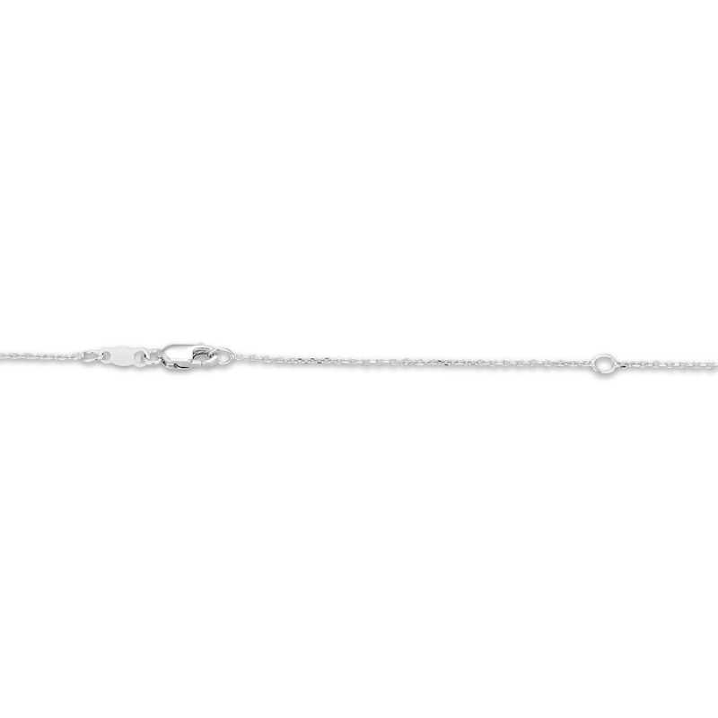 Main Image 4 of Sculpted Bow Necklace Sterling Silver 18"