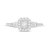Thumbnail Image 3 of Adore Round-Cut Diamond Engagement Ring 1/5 ct tw 10K White Gold