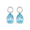 Thumbnail Image 2 of Pear-Shaped Swiss Blue Topaz Earring Charms Sterling Silver