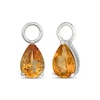 Thumbnail Image 1 of Pear-Shaped Citrine Earring Charms Sterling Silver