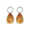 Thumbnail Image 2 of Pear-Shaped Citrine Earring Charms Sterling Silver
