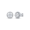 Thumbnail Image 1 of KAY Lab-Grown Diamonds Round-Cut Solitaire Stud Earrings 1 ct tw 10K White Gold (F/VS2)