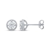 Thumbnail Image 3 of KAY Lab-Grown Diamonds Round-Cut Solitaire Stud Earrings 1 ct tw 10K White Gold (F/VS2)