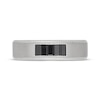 Thumbnail Image 3 of Neil Lane Men's Baguette-Cut Black Diamond Wedding Band 1/2 ct tw 14K White Gold