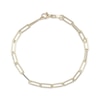 Thumbnail Image 1 of 3.2mm Paperclip Chain Bracelet Hollow 10K Yellow Gold 7.25"