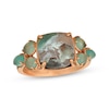Thumbnail Image 1 of Le Vian Cushion-Cut Aquaprase Ring 14K Strawberry Gold