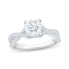 Thumbnail Image 1 of KAY Signature Collection Round-Cut Lab-Grown Diamond Engagement Ring 2 ct tw 14K White Gold