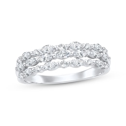 KAY Lab-Grown Diamonds Marquise & Round-Cut Ring 1 ct tw 14K White Gold