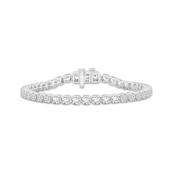 KAY Lab-Grown Diamonds Tennis Bracelet 8 ct tw 10K White Gold 7"