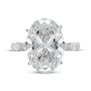 Thumbnail Image 3 of Neil Lane Artistry Oval-Cut Lab-Grown Diamond Engagement Ring 10 ct tw 14K White Gold