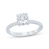 Thumbnail Image 1 of KAY Bow Collection Round-Cut Lab-Grown Diamond Engagement Ring 1-1/4 ct tw 14K White Gold