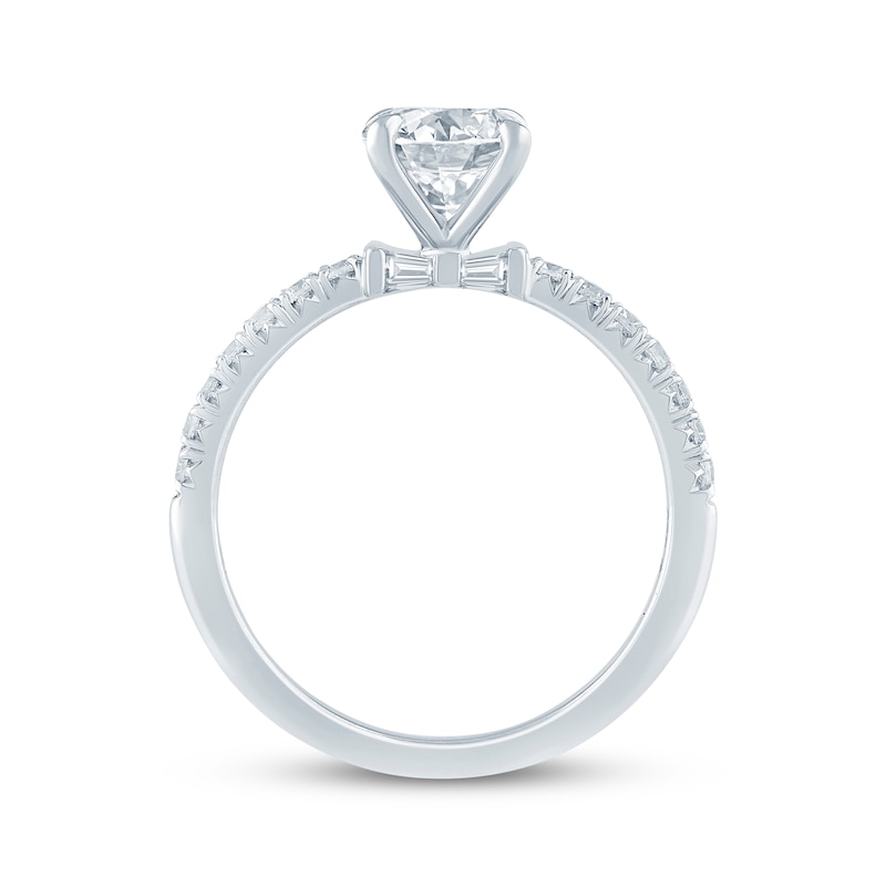 Main Image 3 of KAY Bow Collection Round-Cut Lab-Grown Diamond Engagement Ring 1-1/4 ct tw 14K White Gold