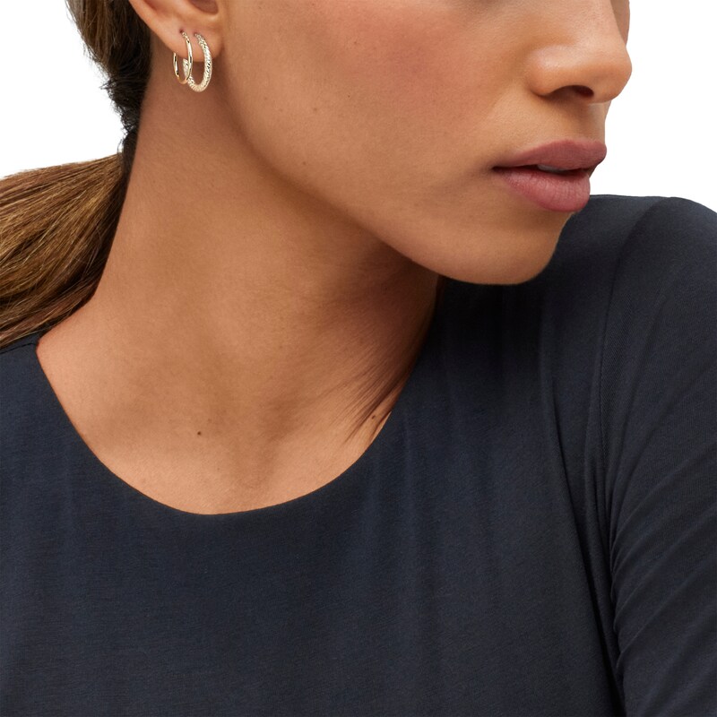 Main Image 4 of Hoop Earrings Gift Set 10K Yellow Gold