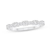 Thumbnail Image 1 of Adore Diamond Station Anniversary Ring 1/2 ct tw 14K White Gold