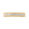 Thumbnail Image 3 of Diamond Beaded-Edge Fashion Ring 1/6 ct tw 14K Yellow Gold
