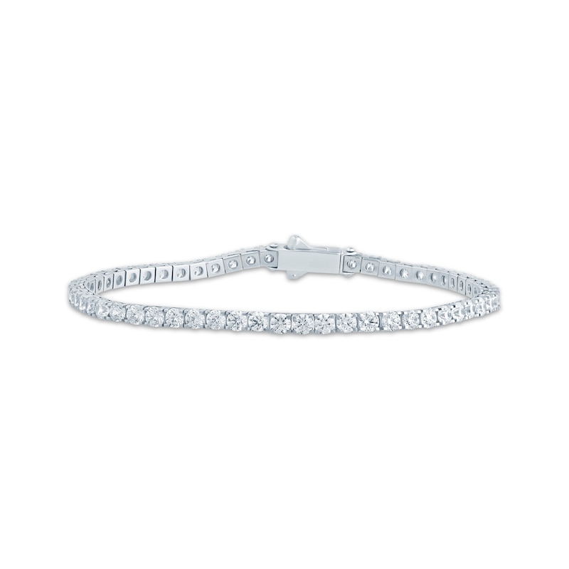 Main Image 1 of KAY Lab-Grown Diamonds Tennis Bracelet 5 ct tw 10K White Gold 7"