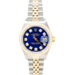 Previously Owned Rolex Datejust Blue Dial Women's Watch