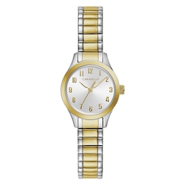 Caravelle by Bulova Traditional Women's Two-Tone Stainless Steel Watch 45L177