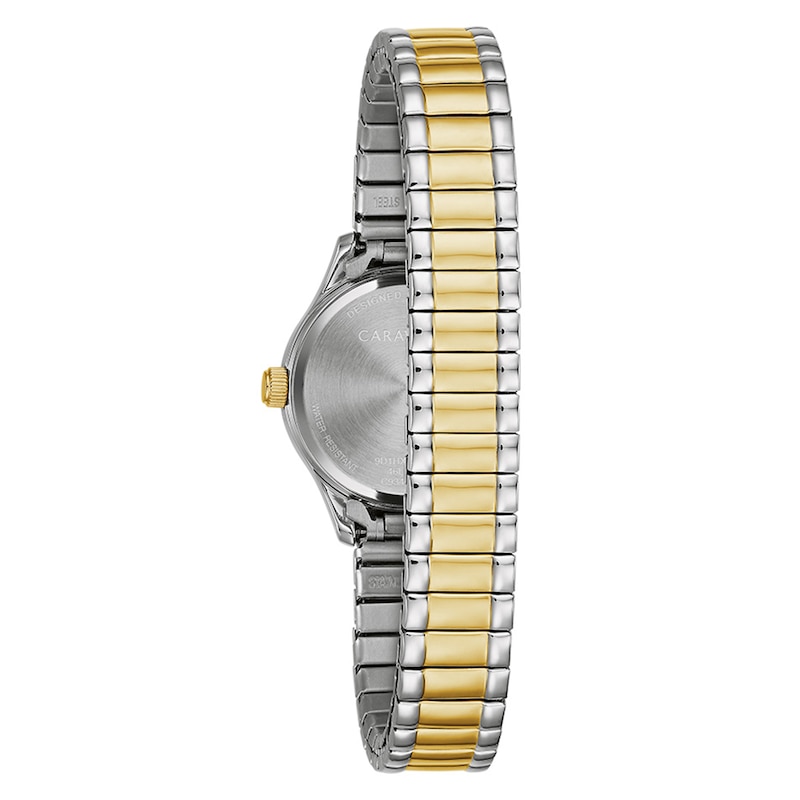 Caravelle by Bulova Traditional Women's Two-Tone Stainless Steel Watch 45L185