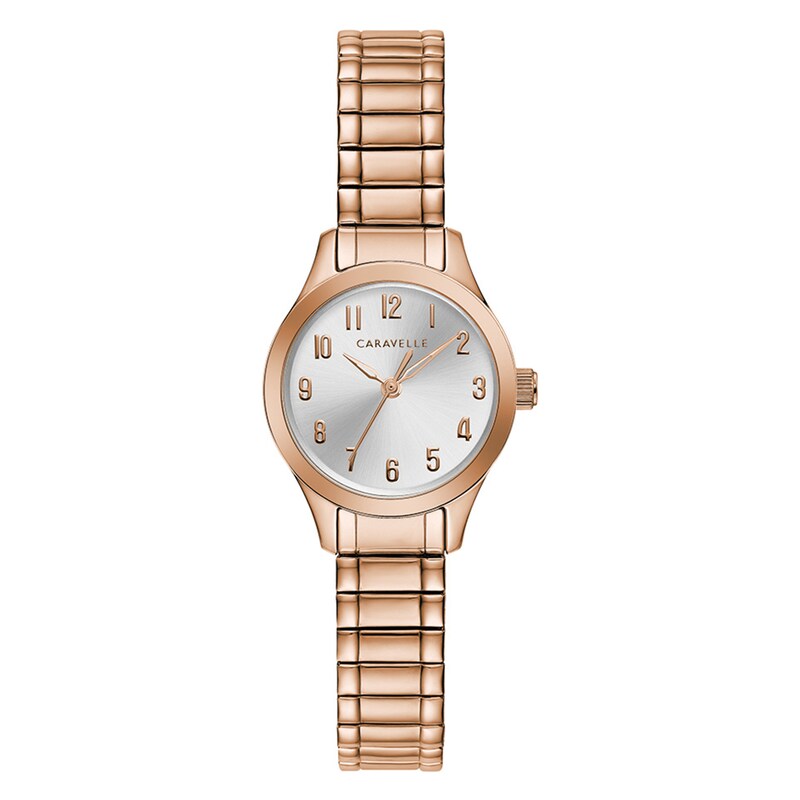 Caravelle by Bulova Traditional Women's Rose-Tone Stainless Steel Watch 44L254