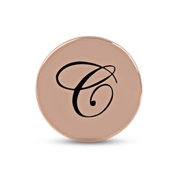 Smart Watch Charms by KAY Script C Initial 14K Rose Gold-Plated Sterling Silver