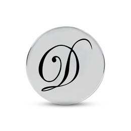 Smart Watch Charms by KAY Script D Initial Sterling Silver
