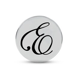 Smart Watch Charms by KAY Script E Initial Sterling Silver