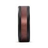 Thumbnail Image 2 of Center Stripe Wedding Band Black & Brown Ion-Plated Tungsten Carbide 8mm