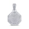 Thumbnail Image 1 of KAY Lab-Grown Diamonds Men's Octagon Charm 1 ct tw Sterling Silver