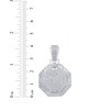 Thumbnail Image 4 of KAY Lab-Grown Diamonds Men's Octagon Charm 1 ct tw Sterling Silver