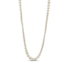 Thumbnail Image 1 of Cultured Pearl Graduated Strand Necklace Sterling Silver 38"