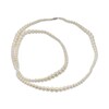 Thumbnail Image 2 of Cultured Pearl Graduated Strand Necklace Sterling Silver 38"