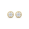 Thumbnail Image 2 of KAY Lab-Grown Diamonds Round-Cut Solitaire Stud Earrings 1 ct tw 10K Yellow Gold (F/VS2)