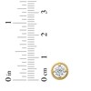 Thumbnail Image 5 of KAY Lab-Grown Diamonds Round-Cut Solitaire Stud Earrings 1 ct tw 10K Yellow Gold (F/VS2)