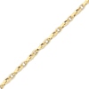 Thumbnail Image 2 of Twisted Oval Link Chain Necklace Hollow 18K Yellow Gold 16"