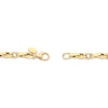 Thumbnail Image 3 of Twisted Oval Link Chain Necklace Hollow 18K Yellow Gold 16"