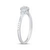Thumbnail Image 2 of KAY Lab-Grown Diamonds Round-Cut Halo Promise Ring 1/5 ct tw 10K White Gold