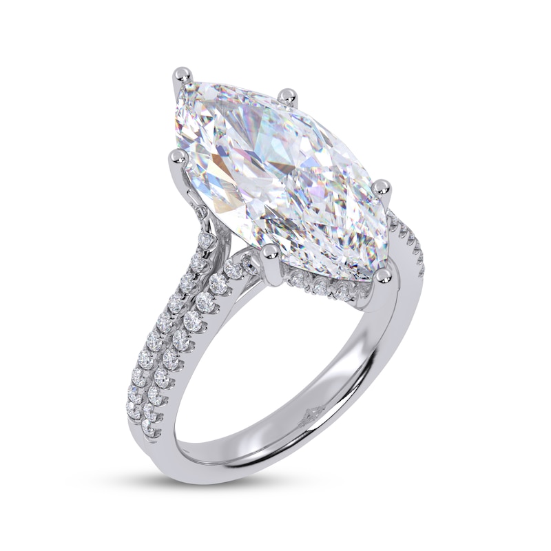 Main Image 2 of Adore Lab-Grown Diamonds Marquise-Cut Engagement Ring 6-1/2 ct tw 14K White Gold