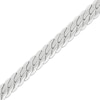 Thumbnail Image 2 of 3.9mm Diamond-Cut Herringbone Chain Necklace Solid Sterling Silver 18"