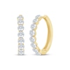 Thumbnail Image 1 of KAY Lab-Grown Diamonds Seamless Hoop Earrings 2 ct tw 14K Yellow Gold