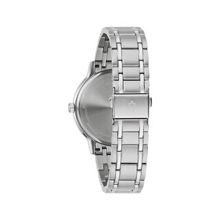WOW! Bulova Diamond Grey Accent Watch Bulova Diamond Mens Diamond Accent Gray Stainless Steel  main image 3
